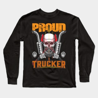 Proud Trucker Long Sleeve T-Shirt